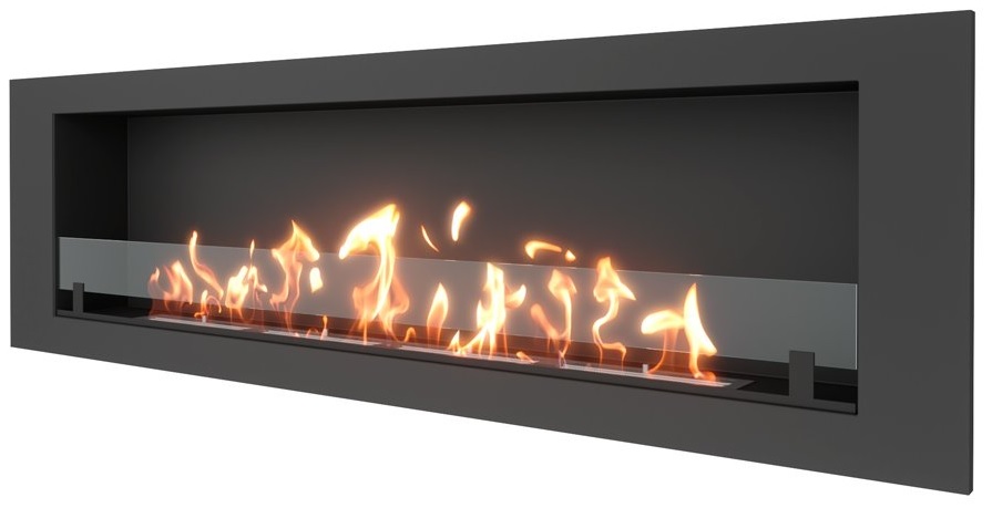 SteelHeat LONG 1800 LITE встраиваемый Стекло настенный биокамин