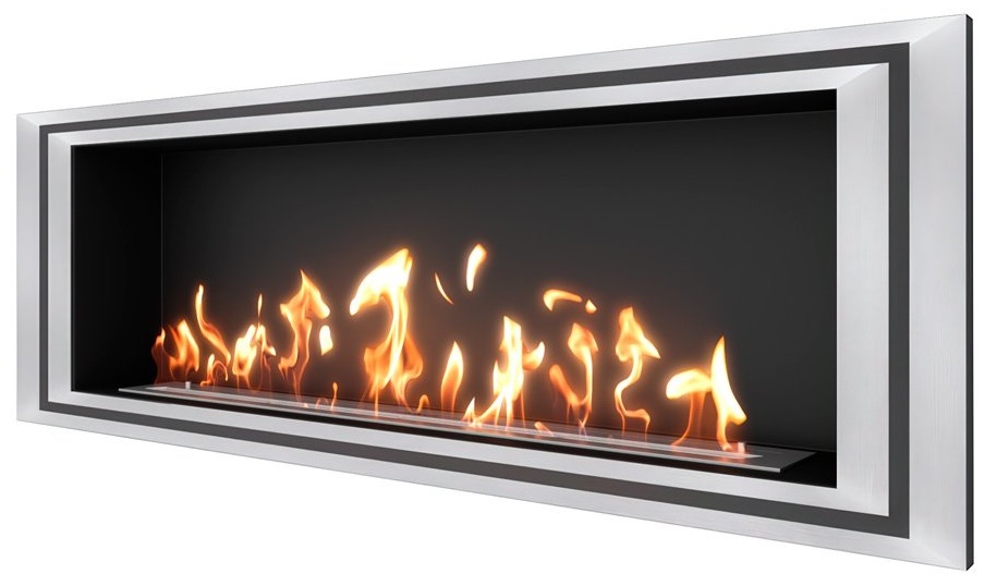 SteelHeat LONG-D 1500 XL встраиваемый настенный биокамин