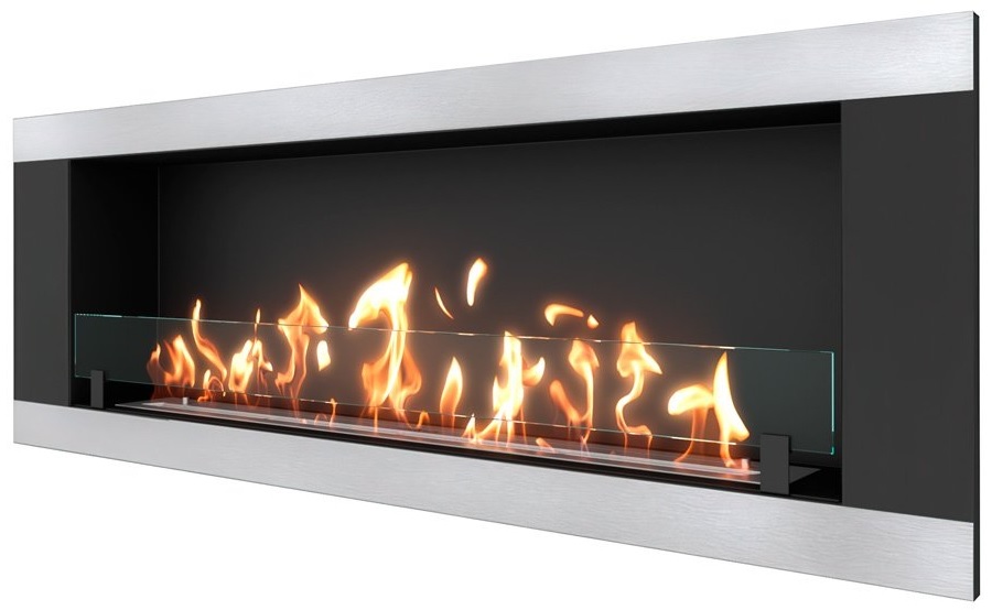 SteelHeat LONG-H 1500 XL встраиваемый Стекло настенный биокамин