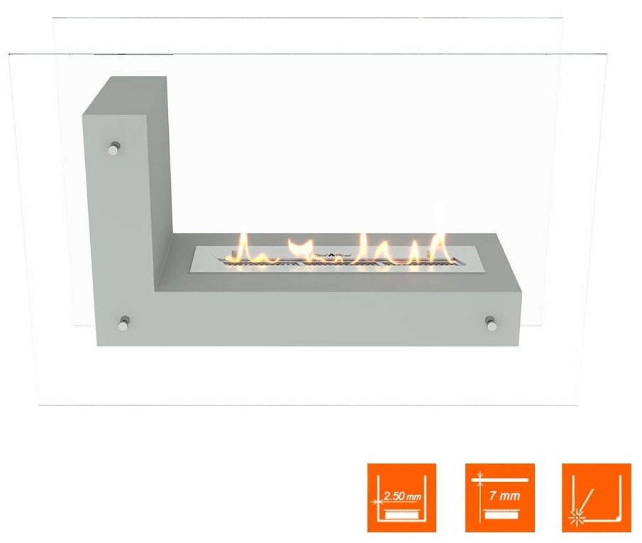 SteelHeat TETRISE 900 белый напольный напольный биокамин