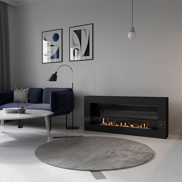 SteelHeat WALL GRAND 1500 черный Стекло