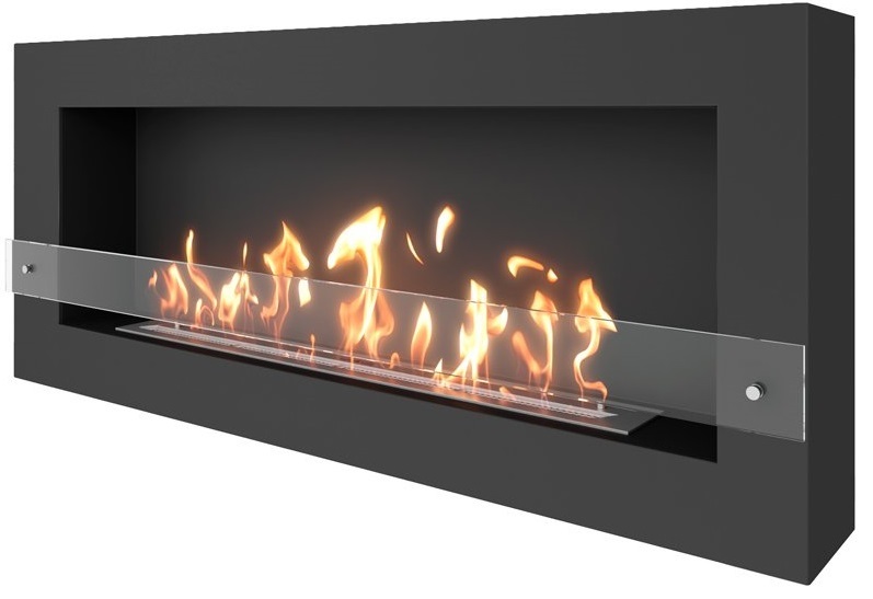 SteelHeat WALL GRAND 1500 черный напольный биокамин