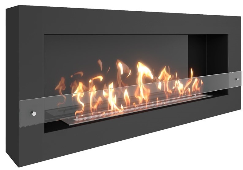 SteelHeat WALL GRAND 1500 черный напольный биокамин