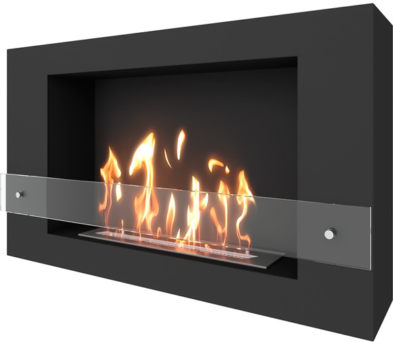 SteelHeat WALL LONG 900 черный Стекло