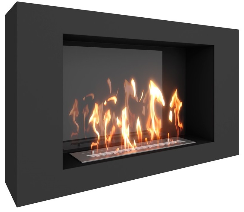 SteelHeat WALL LONG 900 черный напольный биокамин