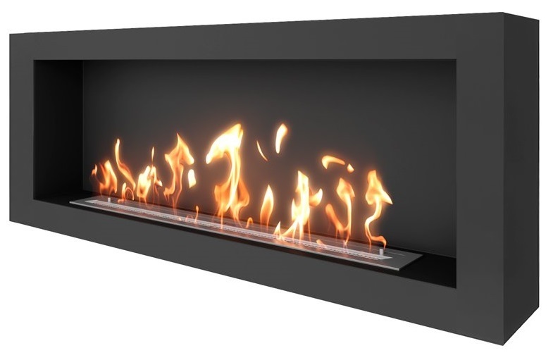 SteelHeat WALL ONE 1400 черный напольный биокамин