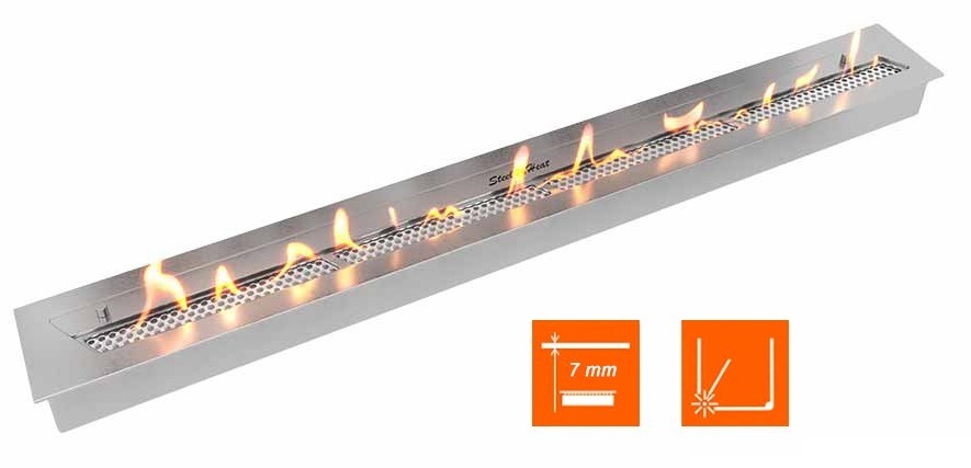 SteelHeat WALL ONE 1400 черный напольный биокамин