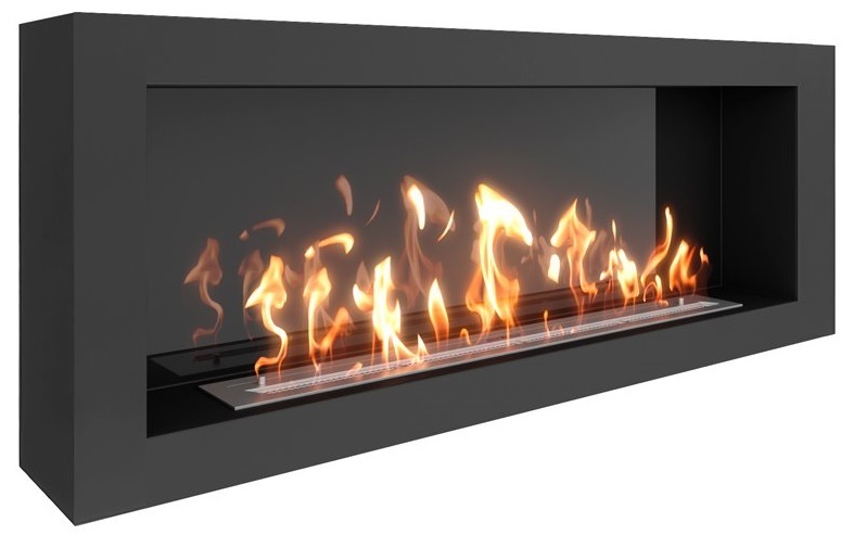 SteelHeat WALL ONE 1400 черный напольный биокамин