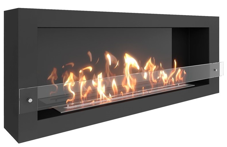 SteelHeat WALL ONE 1400 черный напольный биокамин
