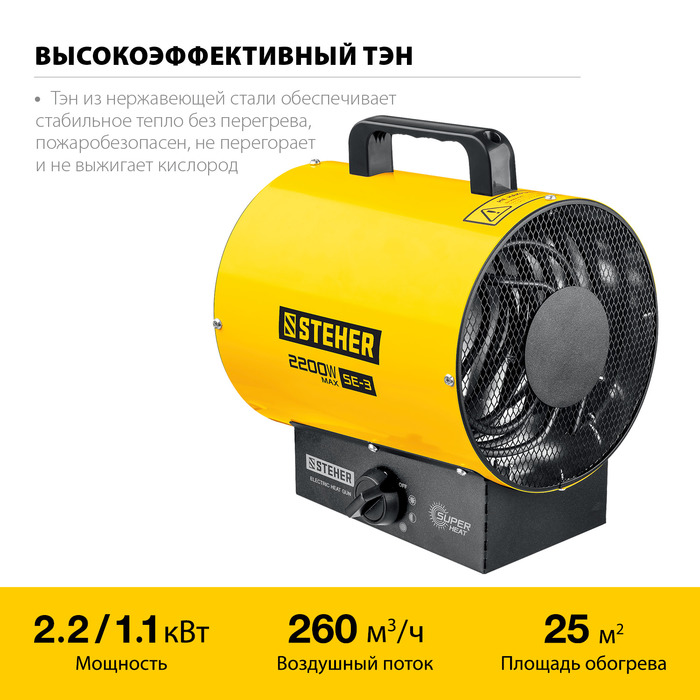 STEHER SE-3 электрическая тепловая пушка