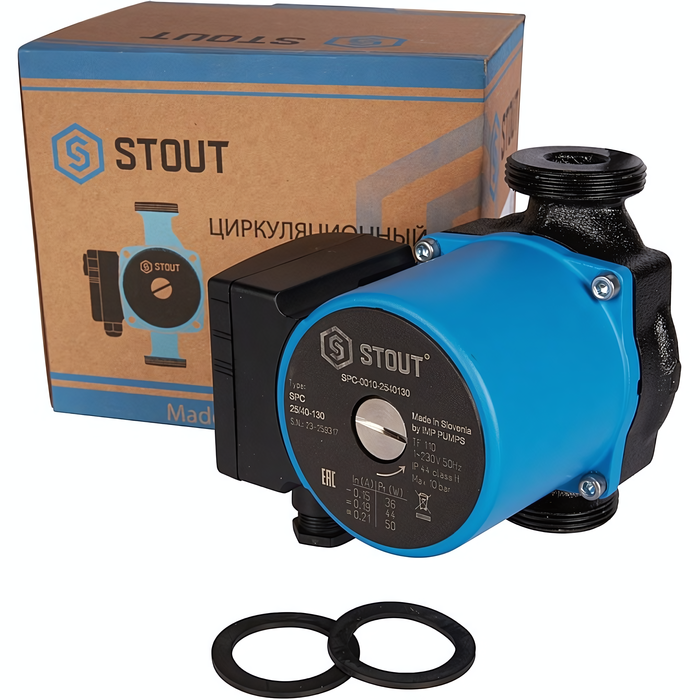 STOUT 25/40-130 (SPC-0010-2540130) циркуляционный насос