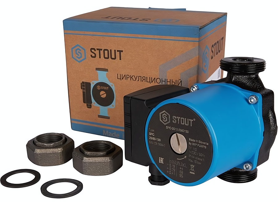 STOUT 25/60-130 (SPC-0010-2560130) циркуляционный насос