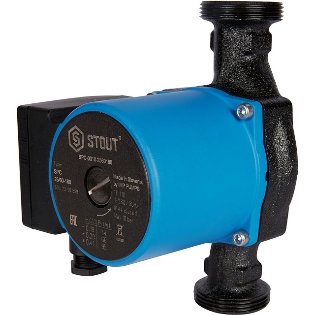 STOUT 25/60-180 (SPC-0010-2560180) циркуляционный насос