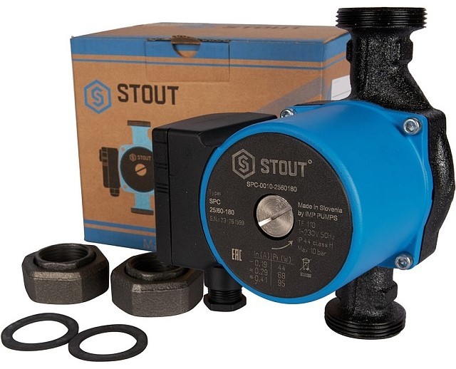 STOUT 25/60-180 (SPC-0010-2560180) циркуляционный насос