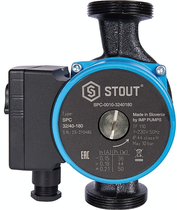 STOUT 32/40-180 (SPC-0010-3240180) циркуляционный насос