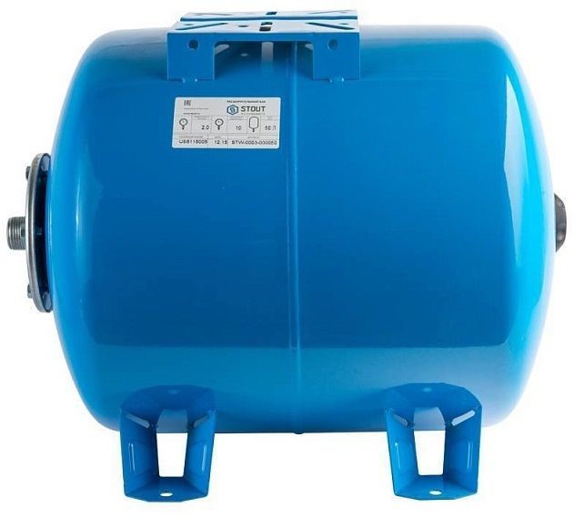 STOUT 50л/10бар горизонтальный (STW-0003-000050) гидроаккумулятор