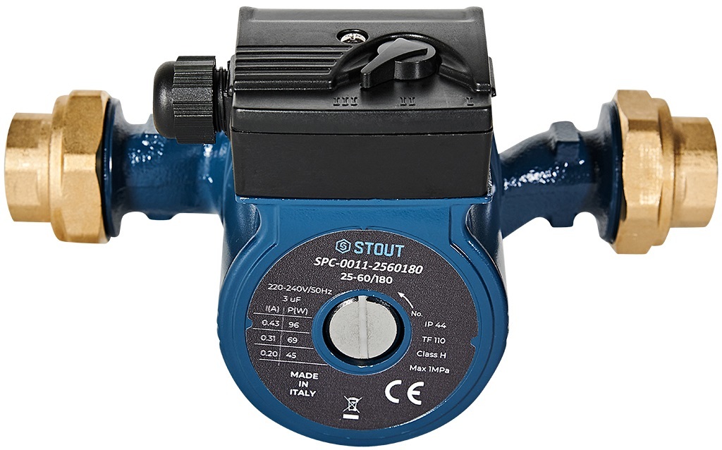 STOUT Циркуляционный насос 25-60/180 циркуляционный насос