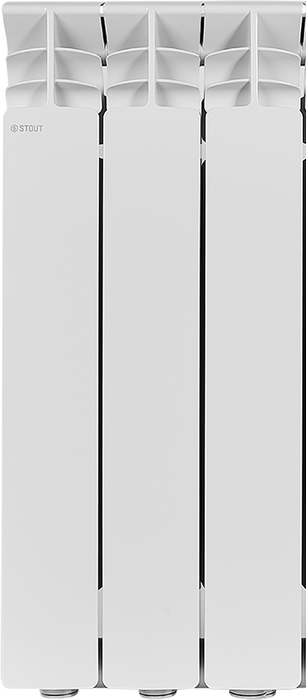 STOUT GAMMA 500 12 секций (SRA-3310-050012) алюминиевый радиатор