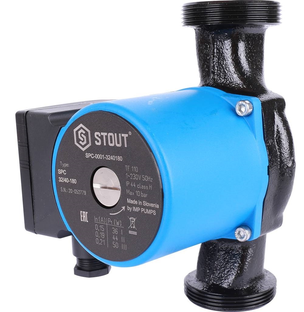 STOUT Насос циркуляционный 32/40-180 циркуляционный насос