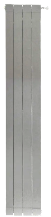 STOUT Oscar 1800 4 секции (цвет 2676 cod.08 серый) алюминиевый радиатор