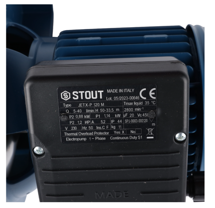 STOUT SPJ-0003-000120 поверхностный насос