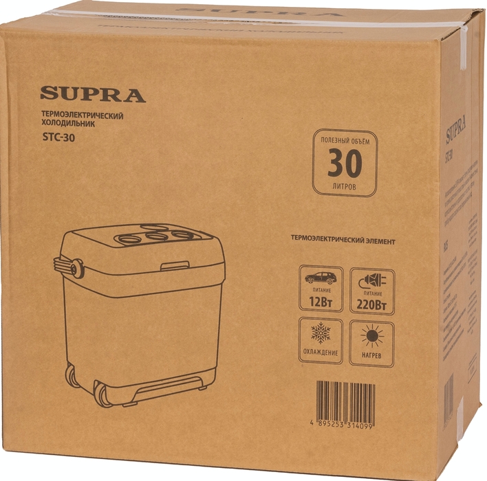 Supra STC-30 термоэлектрический автохолодильник