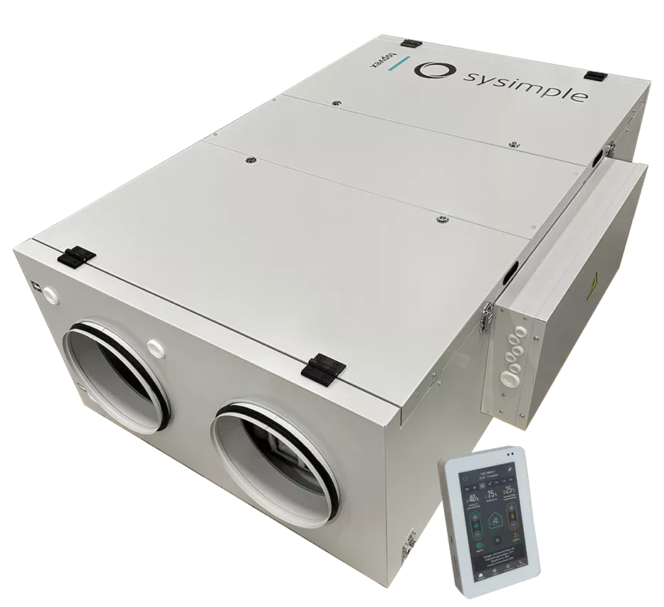 Sysimple Topvex FR03 HWH-R приточно-вытяжная установка