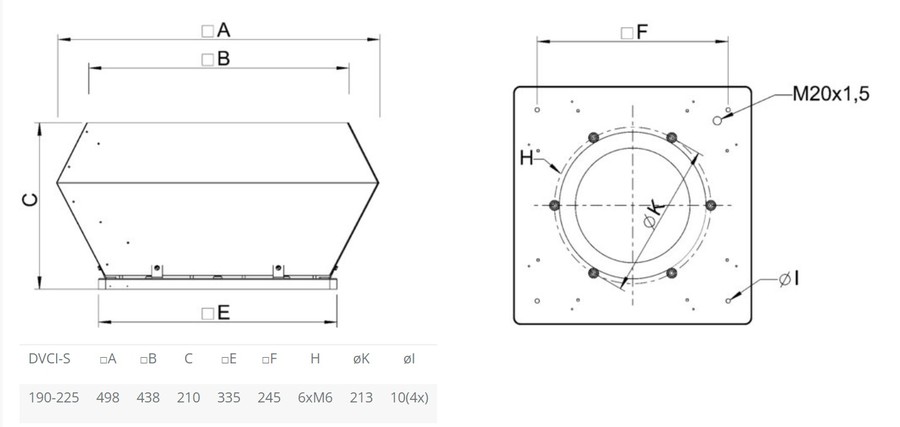 Systemair DVCI 225E-S EC вентилятор
