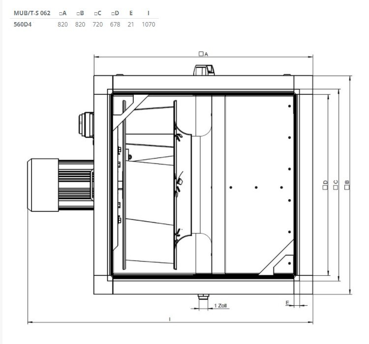 Systemair MUB/T-S 062 560D4 вентилятор