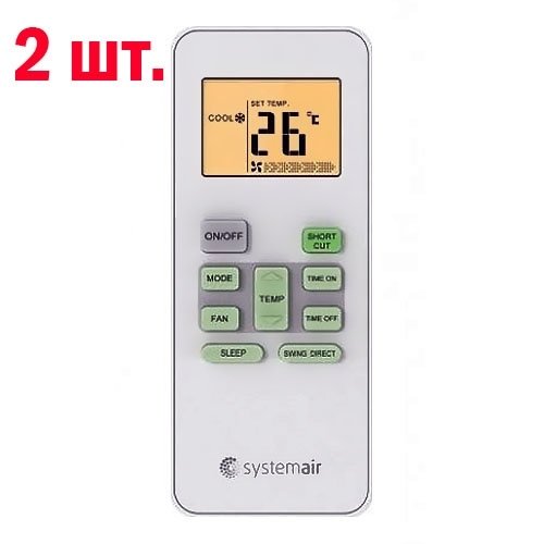 Systemair SYSPLIT MULTI2 18 EVO HP Q/SYSPLIT WALL SMART 12 EVO HP Q*2шт внешний блок мульти сплит-системы