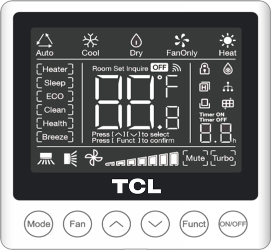 TCL TCC-36D1HWH/DVI(05)/TCC-36HH/DVO(05) канальный кондиционер