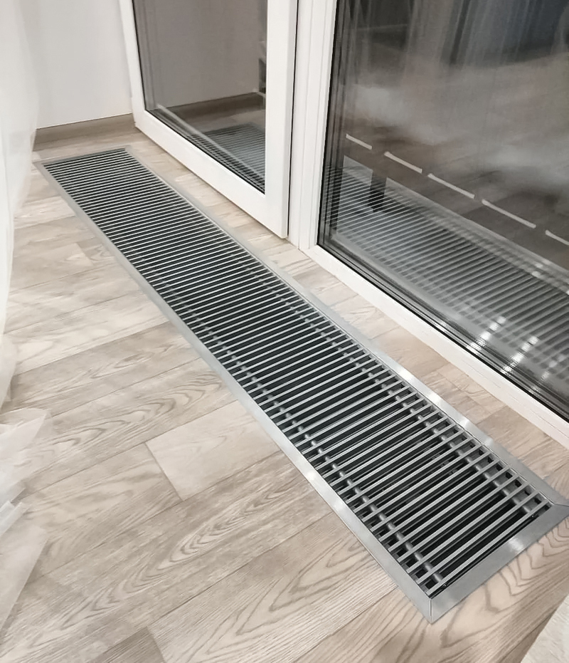 Techno Usual KVZ 250-105-2000 внутрипольный конвектор