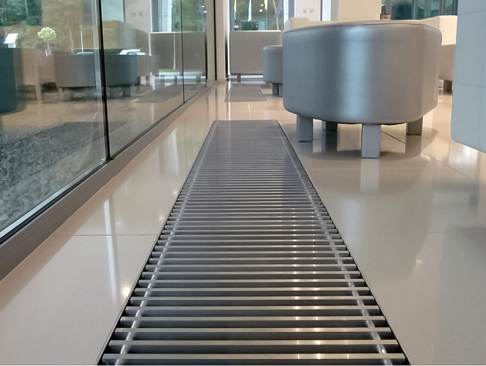 Techno Usual KVZ 250-105-2000 внутрипольный конвектор