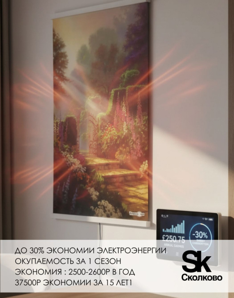 Теплофон "В саду" инфракрасный обогреватель