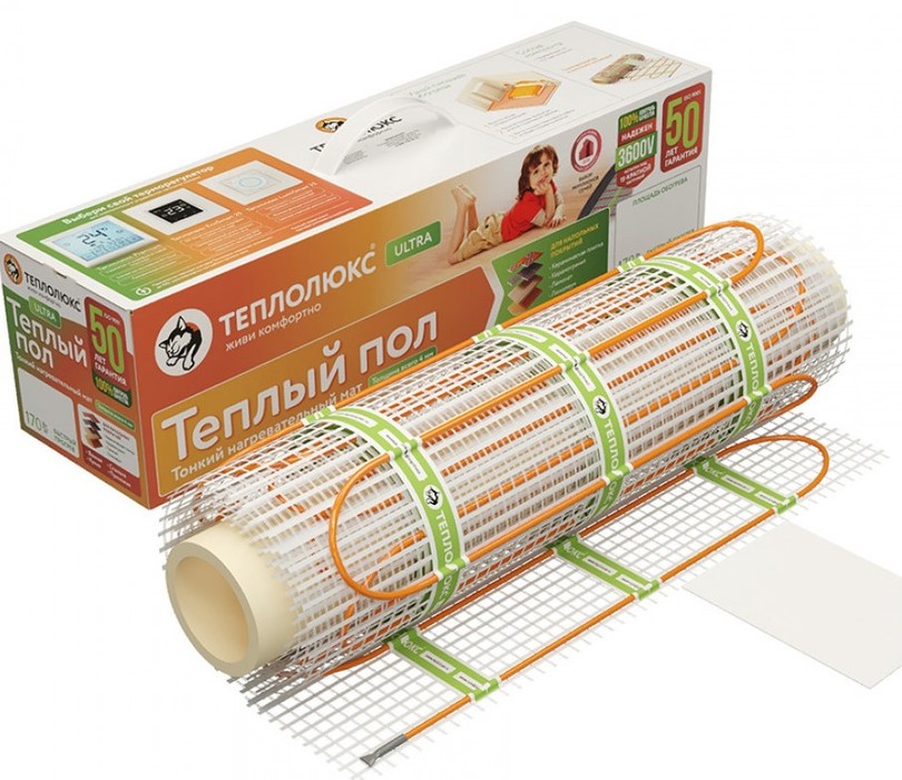 Теплолюкс Ultra МНН 1365 Вт/8,0 кв.м нагревательный мат 8 м<sup>2</sup>