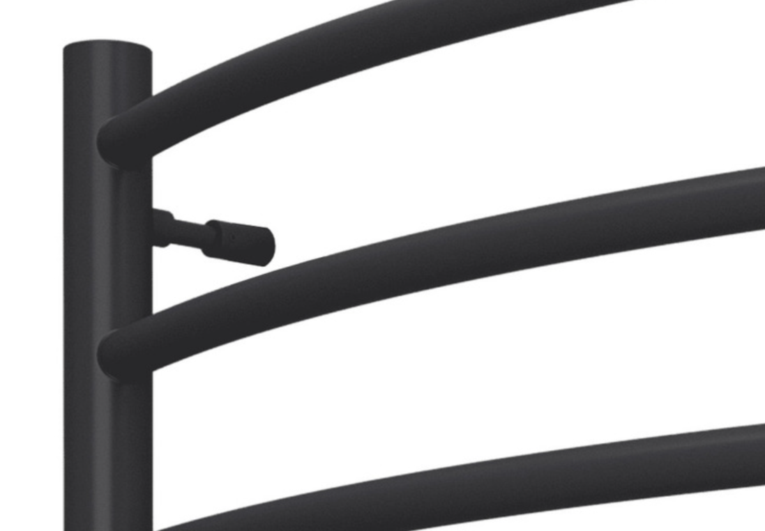 Terminus Классик П8 500х800 КС Черный муар электрический полотенцесушитель лесенка