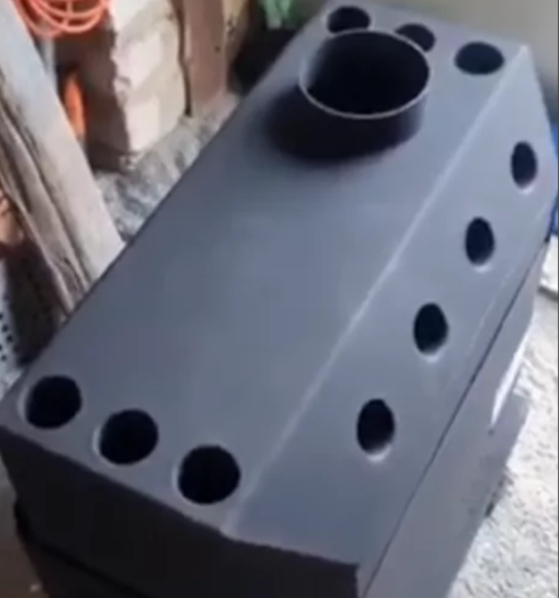 Ставр 9 (150 м.куб) дровяная печь