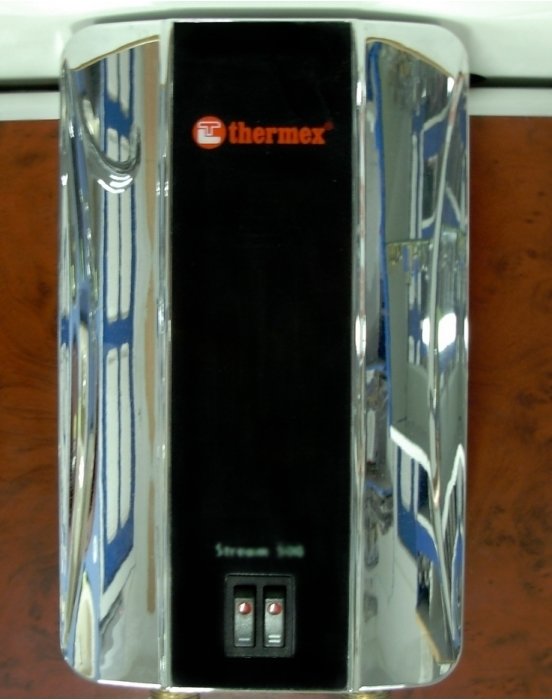 Thermex Stream 500 Chrome электрический проточный водонагреватель 5 кВт