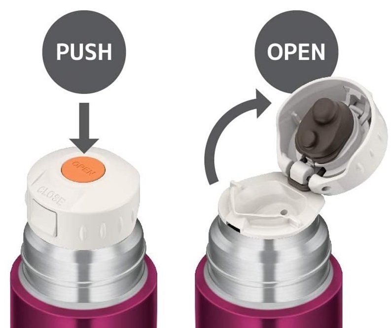 Thermos FFM-351 BGD (0,35 литра), бордовый термос