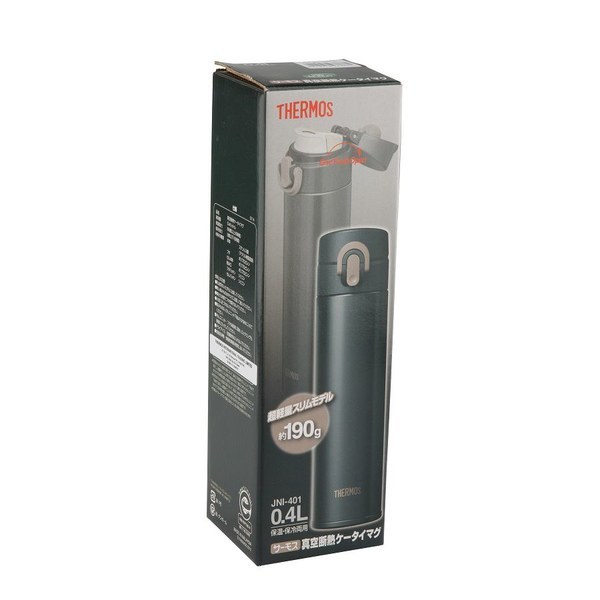 Thermos JNI-401-MTBK суперлегкая (0,4 литра), черная термос