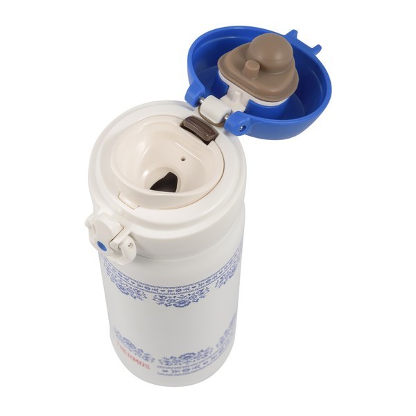 Thermos JNL-402-BLWH SS (0,4 литра), бело-синяя термос