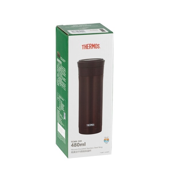 Thermos TCMK-500 CBW (0,5 литра) с ситом, коричневая термос
