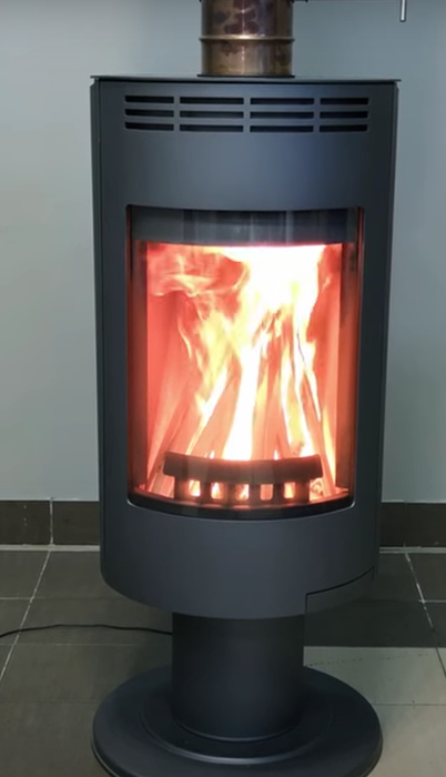 THORMA ANDORRA Exclusive, черная дровяная печь