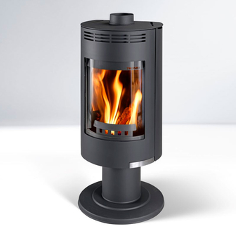 THORMA ANDORRA II Exclusive, черная дровяная печь