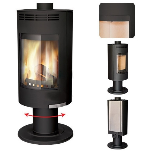 THORMA ANDORRA II Exclusive, черная дровяная печь