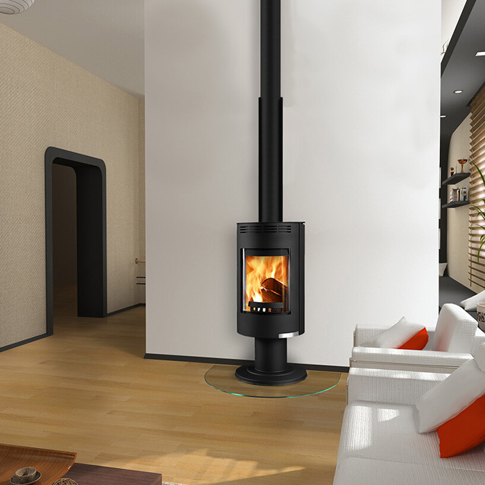 THORMA ANDORRA II Exclusive, черная дровяная печь