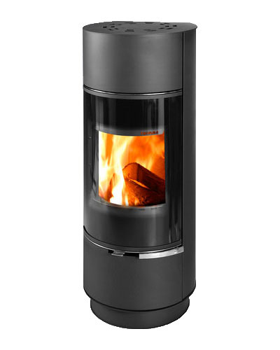 THORMA ATIKA STEEL, черная дровяная печь