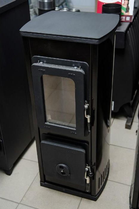 THORMA MILANO II AT TERMOPLATE, черная дровяная печь