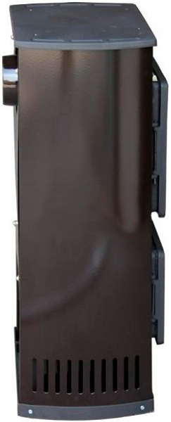 THORMA MILANO II AT TERMOPLATE, черная дровяная печь
