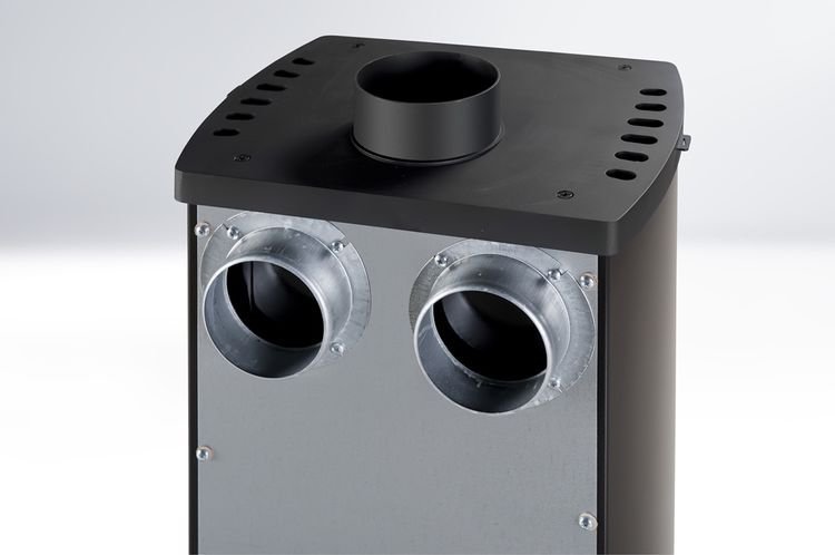 THORMA VERONA b top, черная дровяная печь